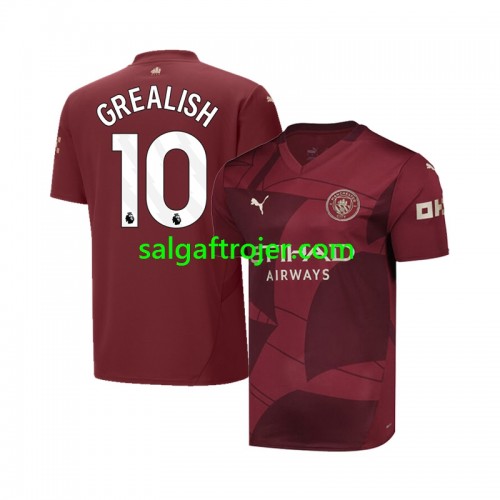 Manchester City Jack Grealish 10 Fodboldtrøjer 3. sæt 2024/25 Kort ærmer Manchester City Jack Grealish 10 Fodboldtrøjer 3. sæt 2024/25 Kort ærmer